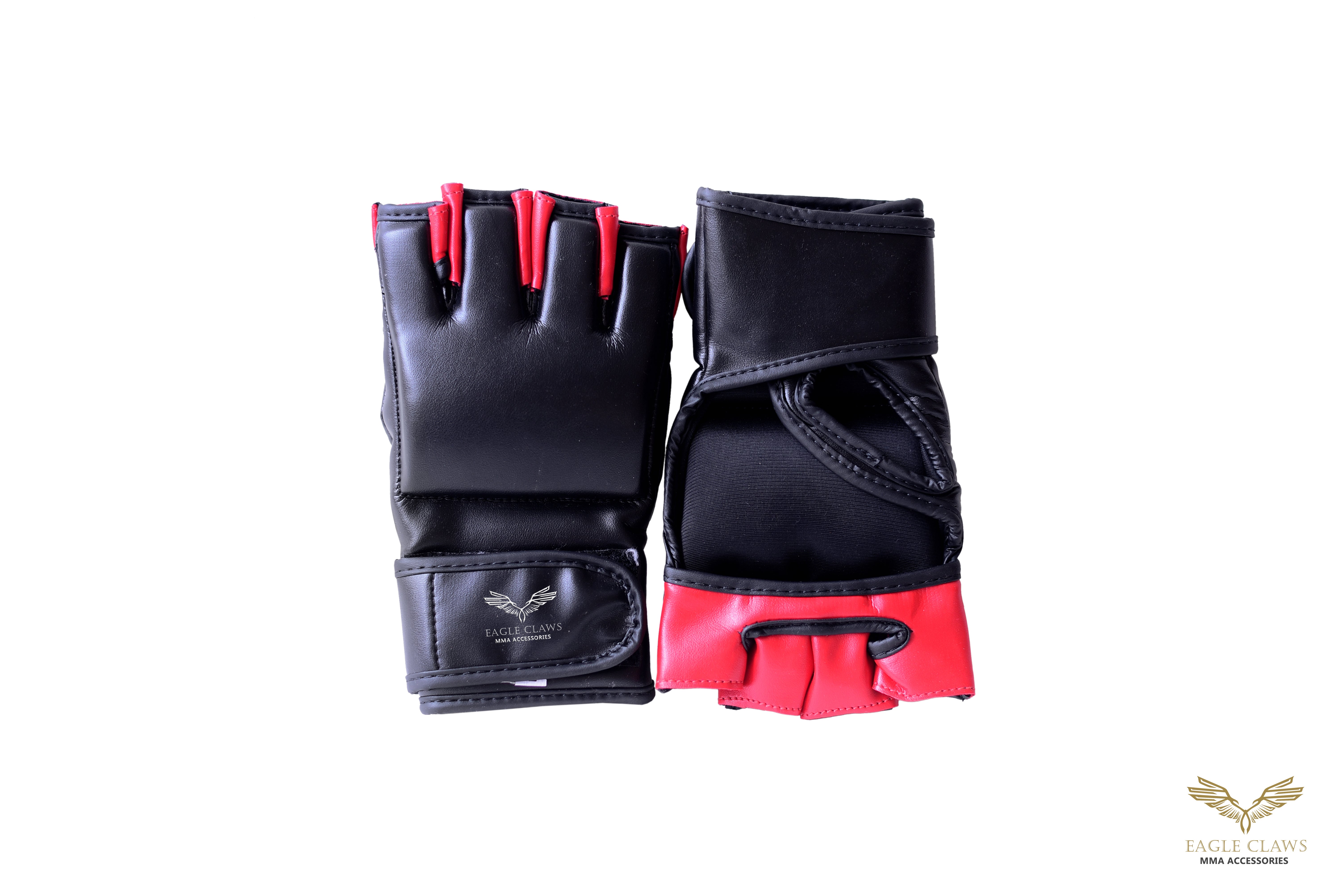 Premium Half Finger Boxing Gloves – MMA Training & Sparring Gloves